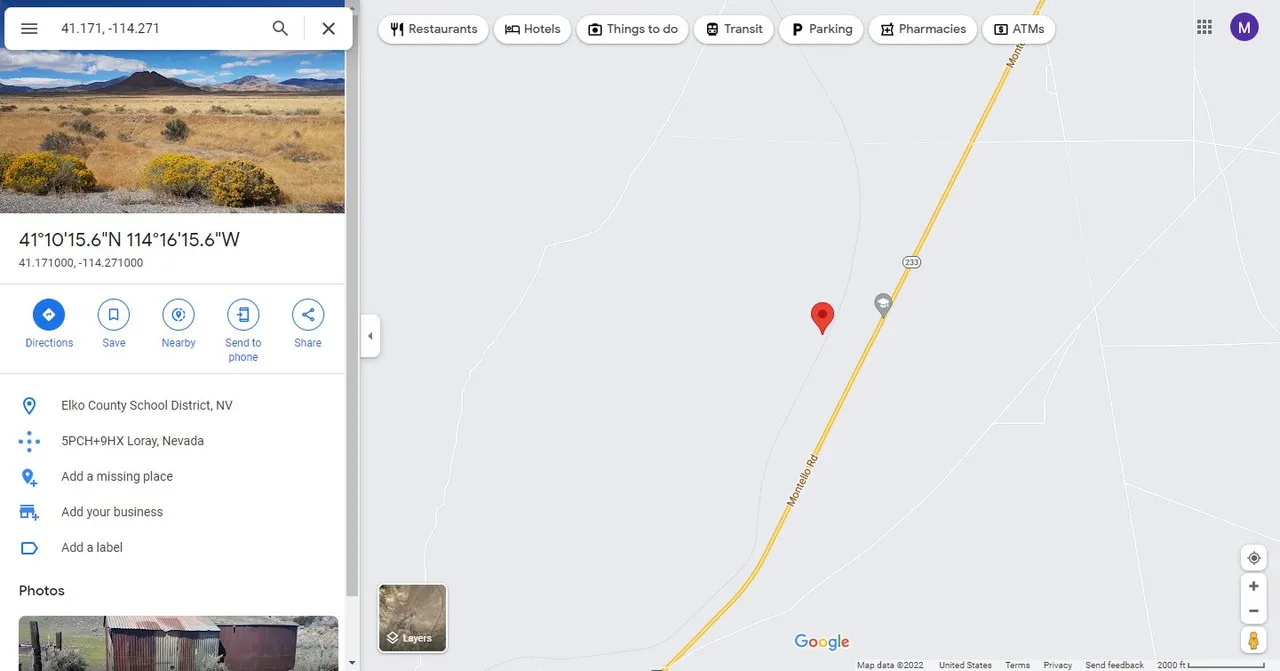 12 Acres in Elko, Nevada