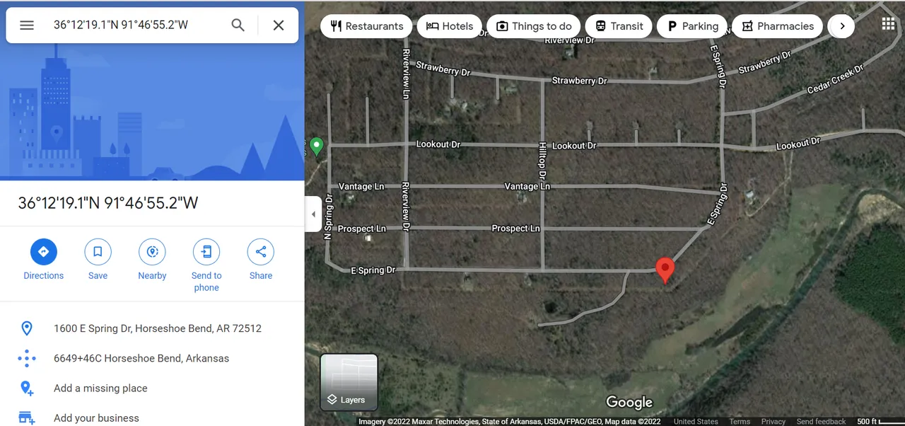 0.45 Acres in Izard, Arkansas