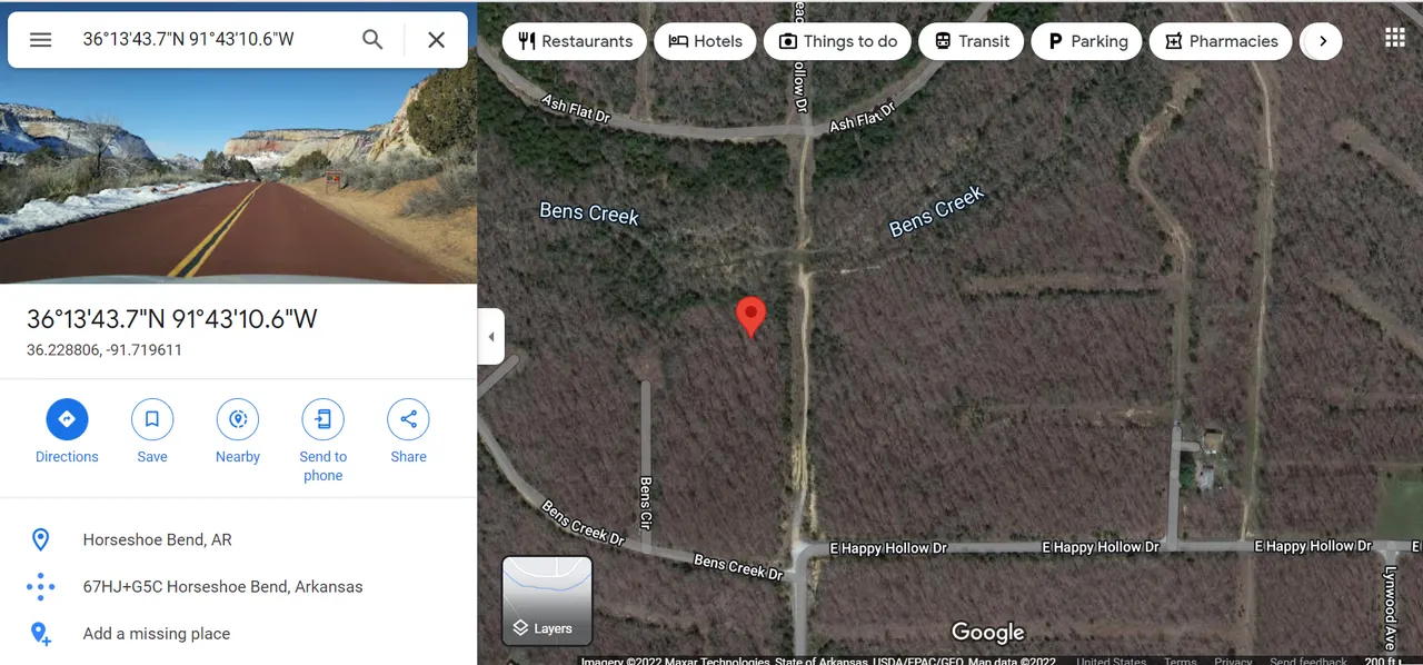 0.43 Acres in Izard, Arkansas