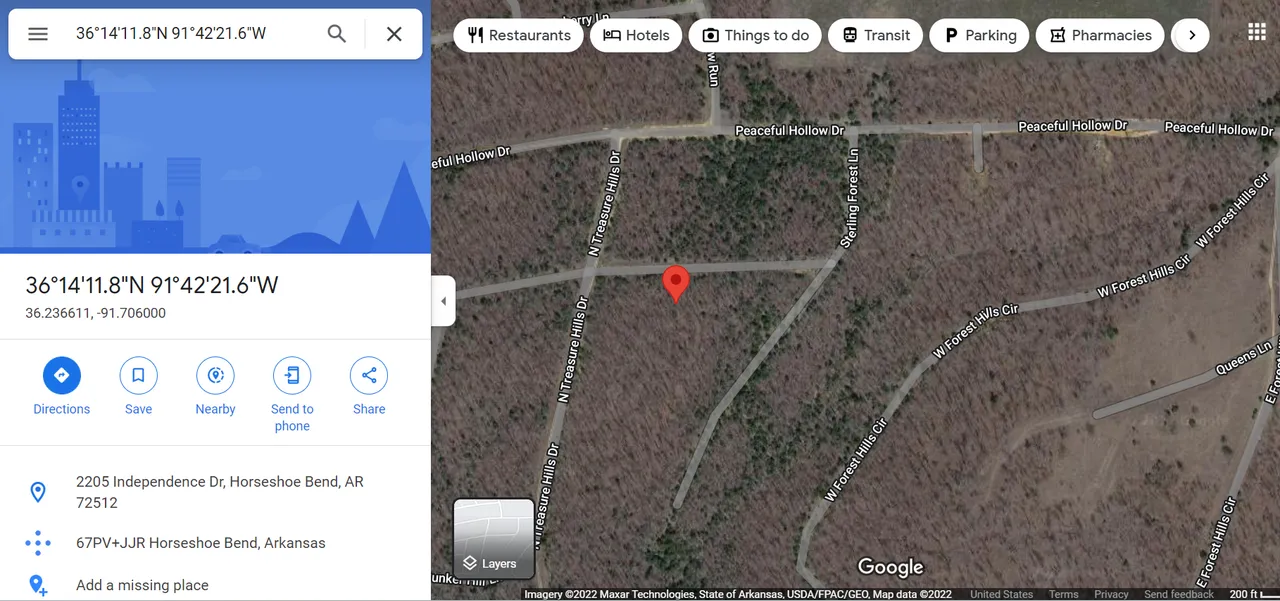 0.41 Acres in Izard, Arkansas
