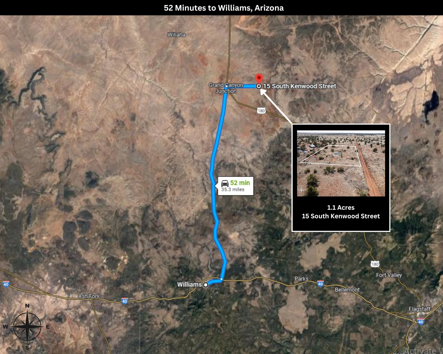 1.1 Acre Vacant Land in Williams, AZ