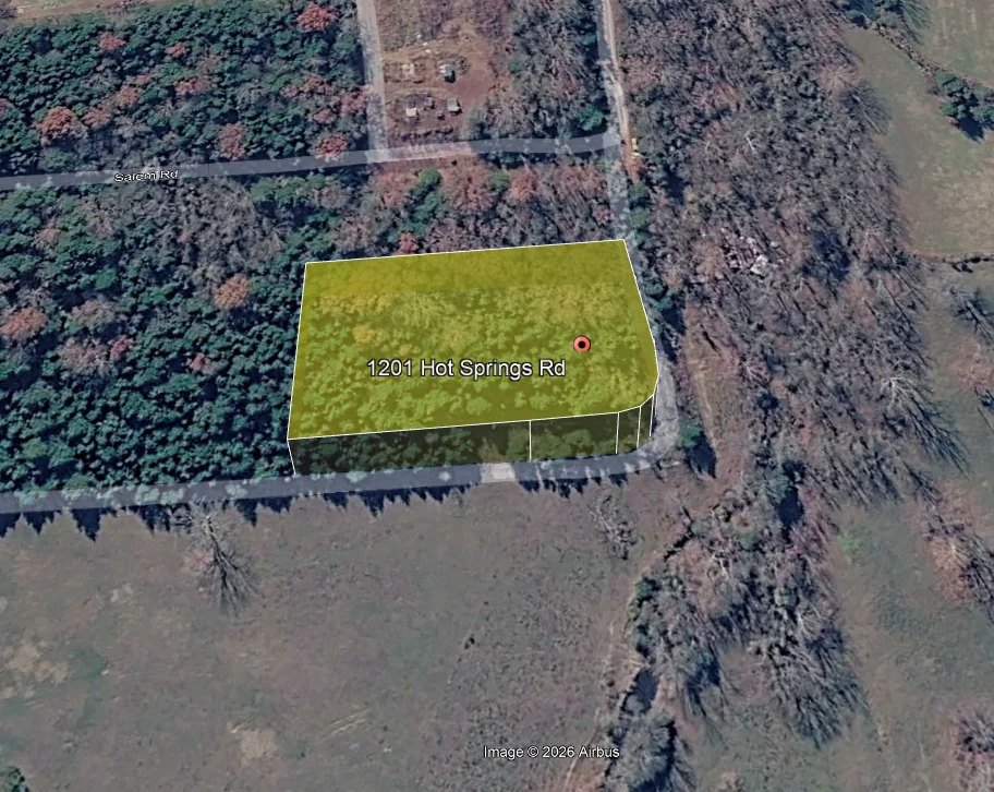 3x adjacent lots = 1.0 acres - No neighbors, no noise