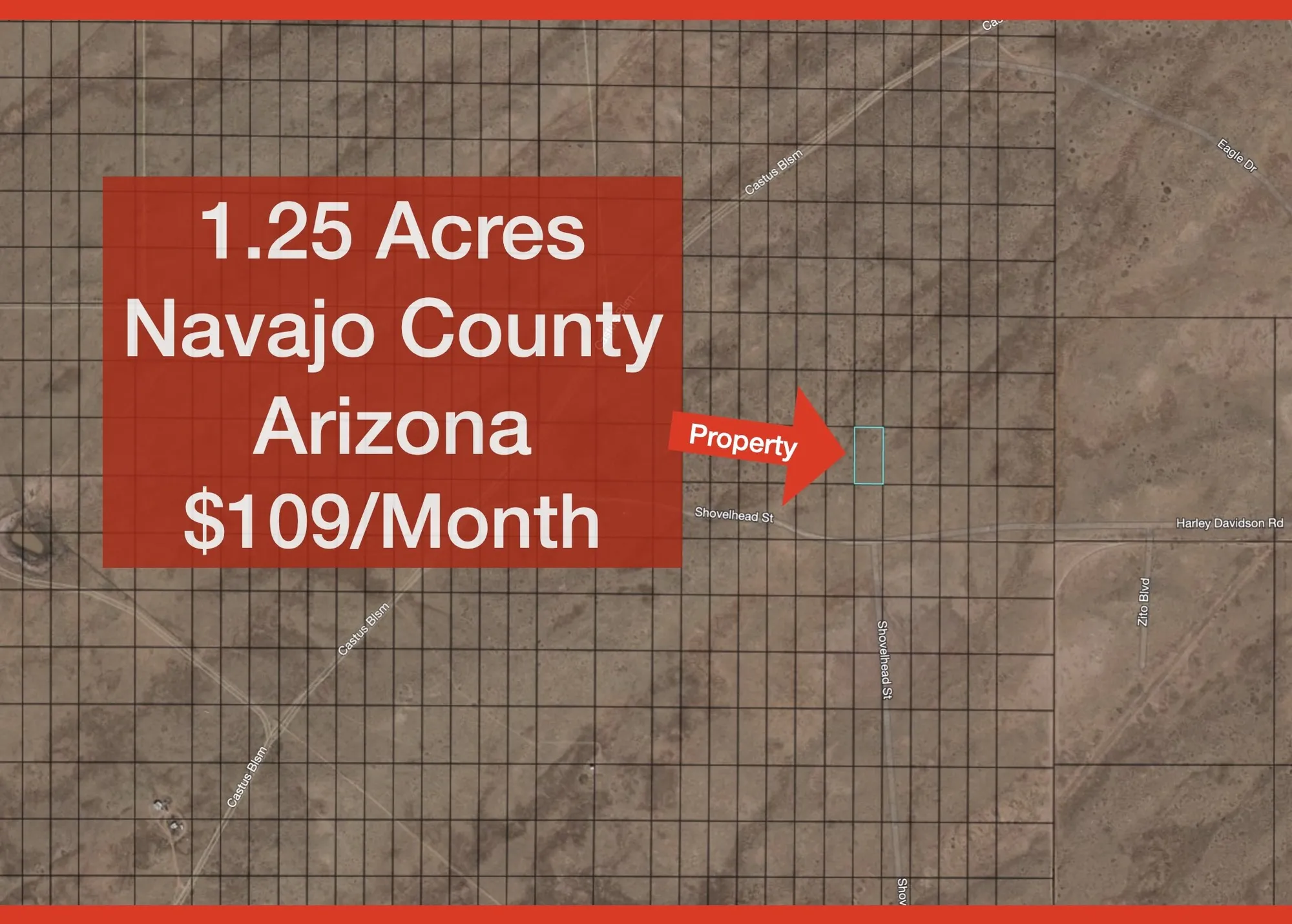 The Ultimate Off-Grid Adventure Awaits You on 1.25 Acres of Land in Holbrook, Navajo County, Arizona