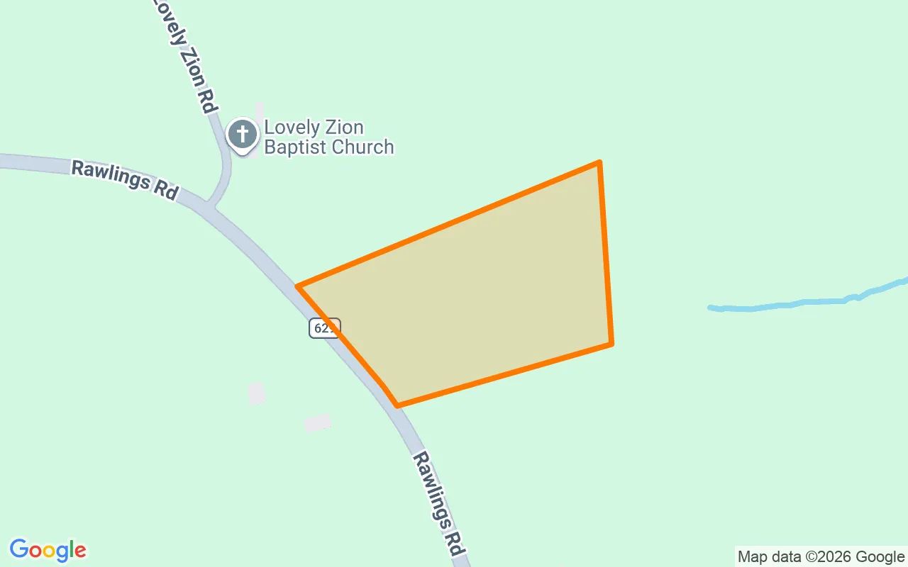 4.91 Acres in Rawlings - Brunswick County, VA in Brunswick County, Virginia