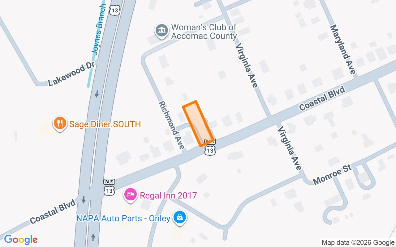 0.34 Acres in Onley - Accomack County, VA in Accomack County, Virginia