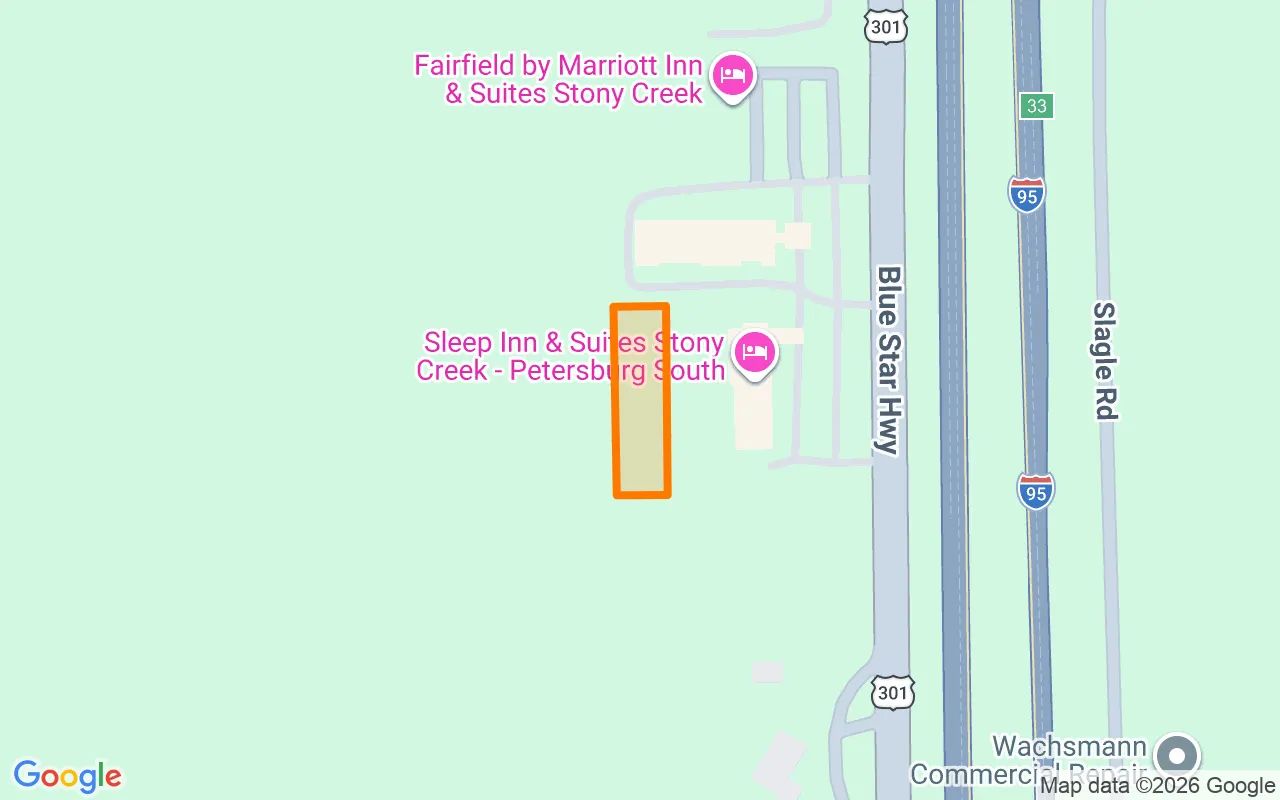 0.55 Acres in Stony Creek - Sussex County, VA in Sussex County, Virginia