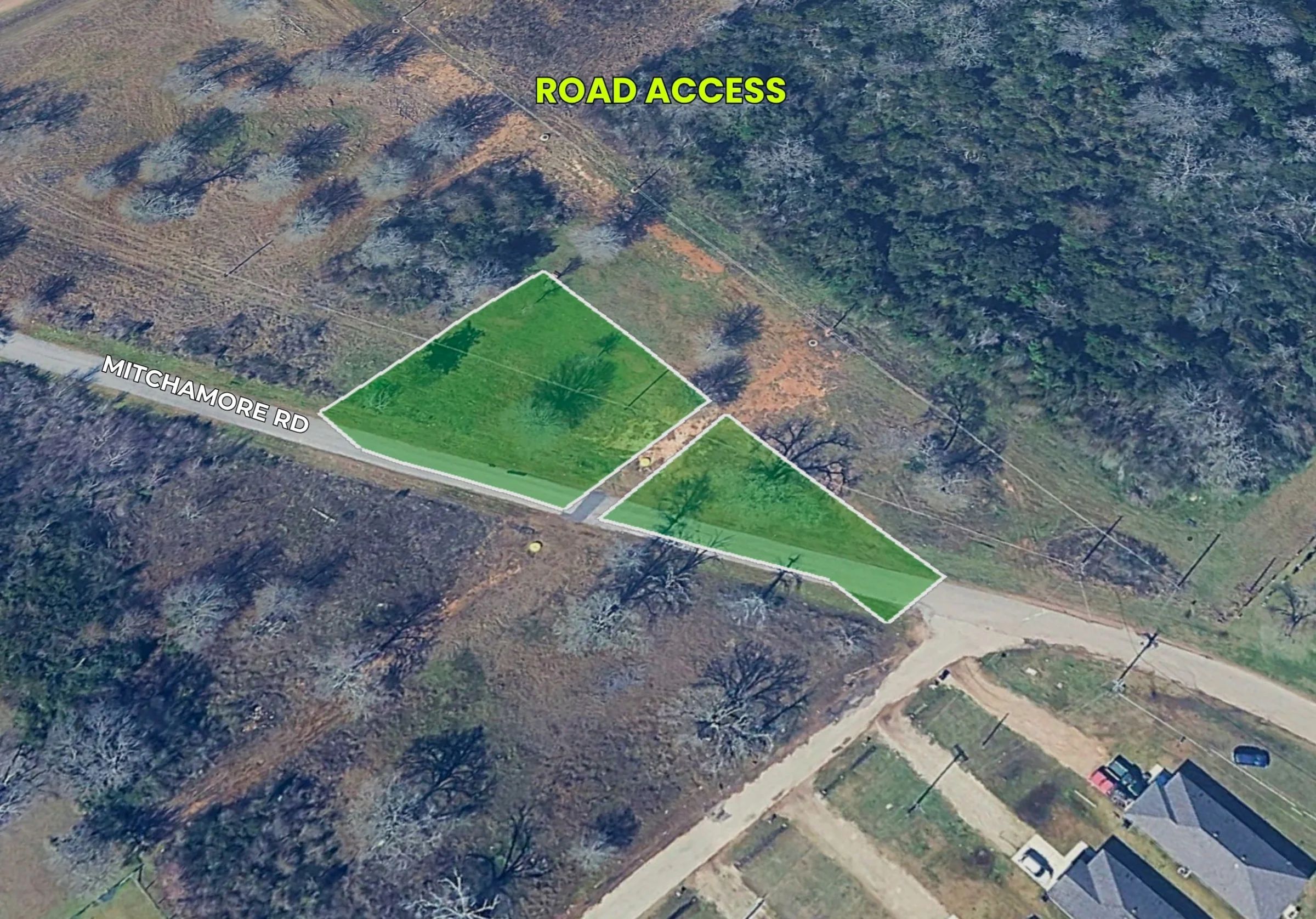 0.45 Acres • Two Adjoining Lots • 313' of Paved-Road Frontage • Single-Family Residential Zoning • Cleared & Outside the Flood Zone • Growing Hempstead/Waller County Location • Owner Financing Available in Waller County, TX