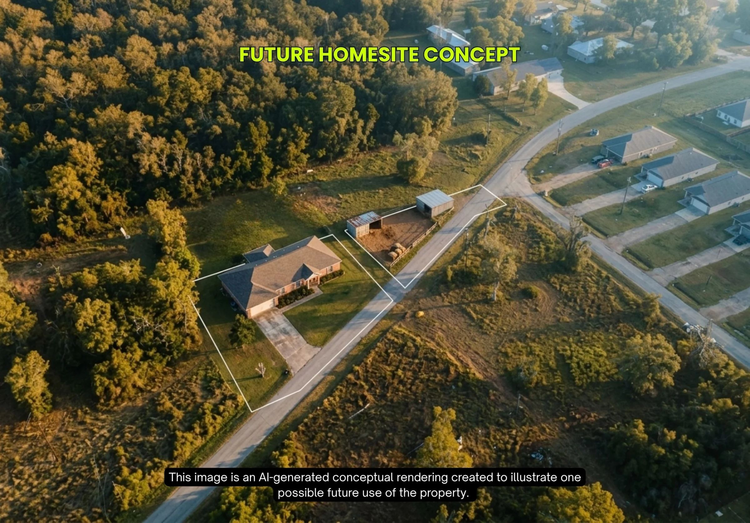 0.45 Acres • Two Adjoining Lots • 313' of Paved-Road Frontage • Single-Family Residential Zoning • Cleared & Outside the Flood Zone • Growing Hempstead/Waller County Location • Owner Financing Available in Waller County, TX