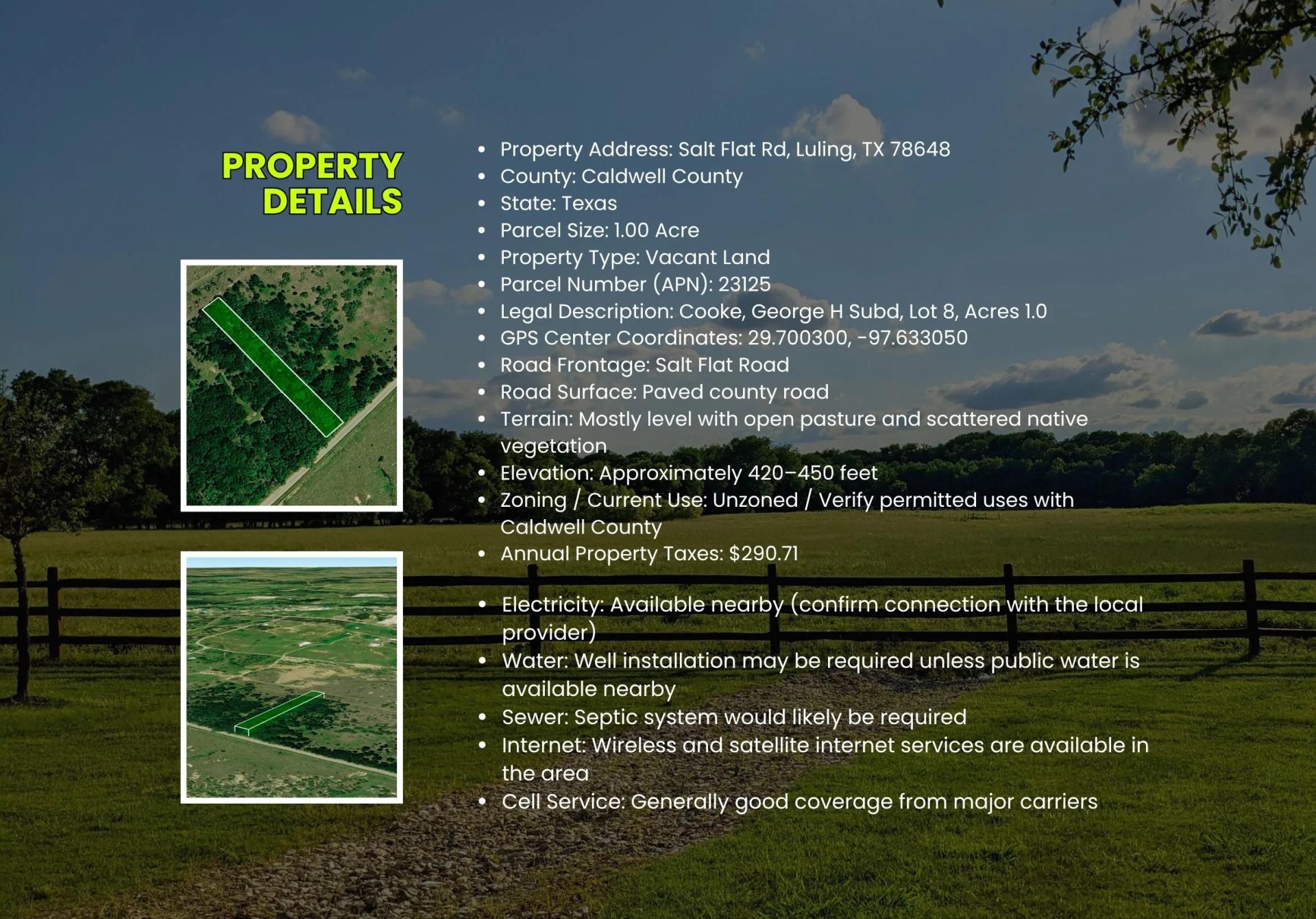 1 Acre Vacant Land - No HOA Fees - No Subdivision Restrictions - Allows Mobile / Manufactured Homes - $100k+ Value for $50k - Owner Financing Available! - Image 2