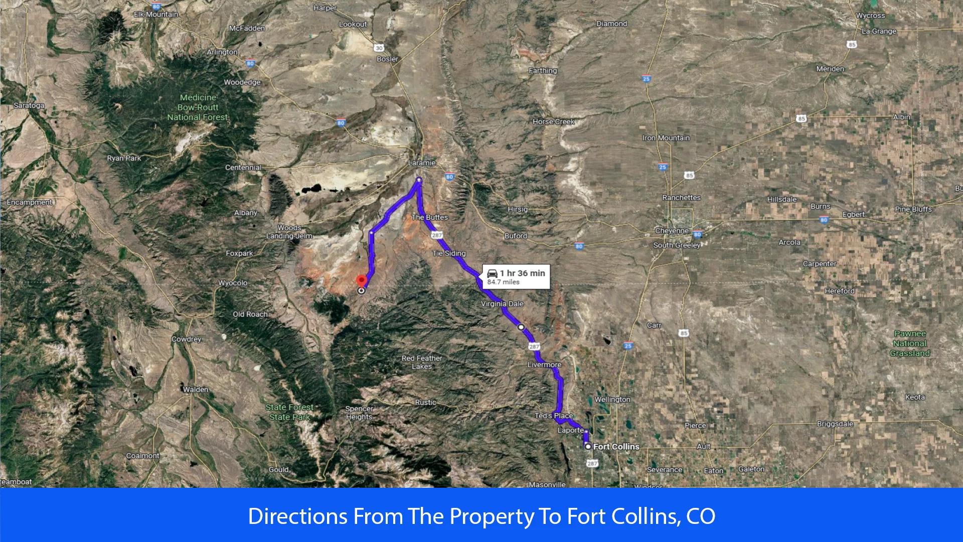 Decorative background for 36.8 Acres Of Red Rock Majesty In Larimer County, Colorado image 49