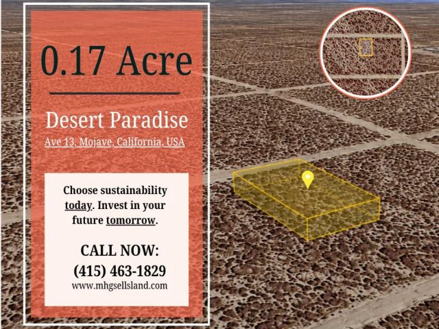 0.17 Acres of Level Terrain with Endless Potential – Mobile and Manufactured Homes Allowed (Approved Foundation Required) in Kern County, CA