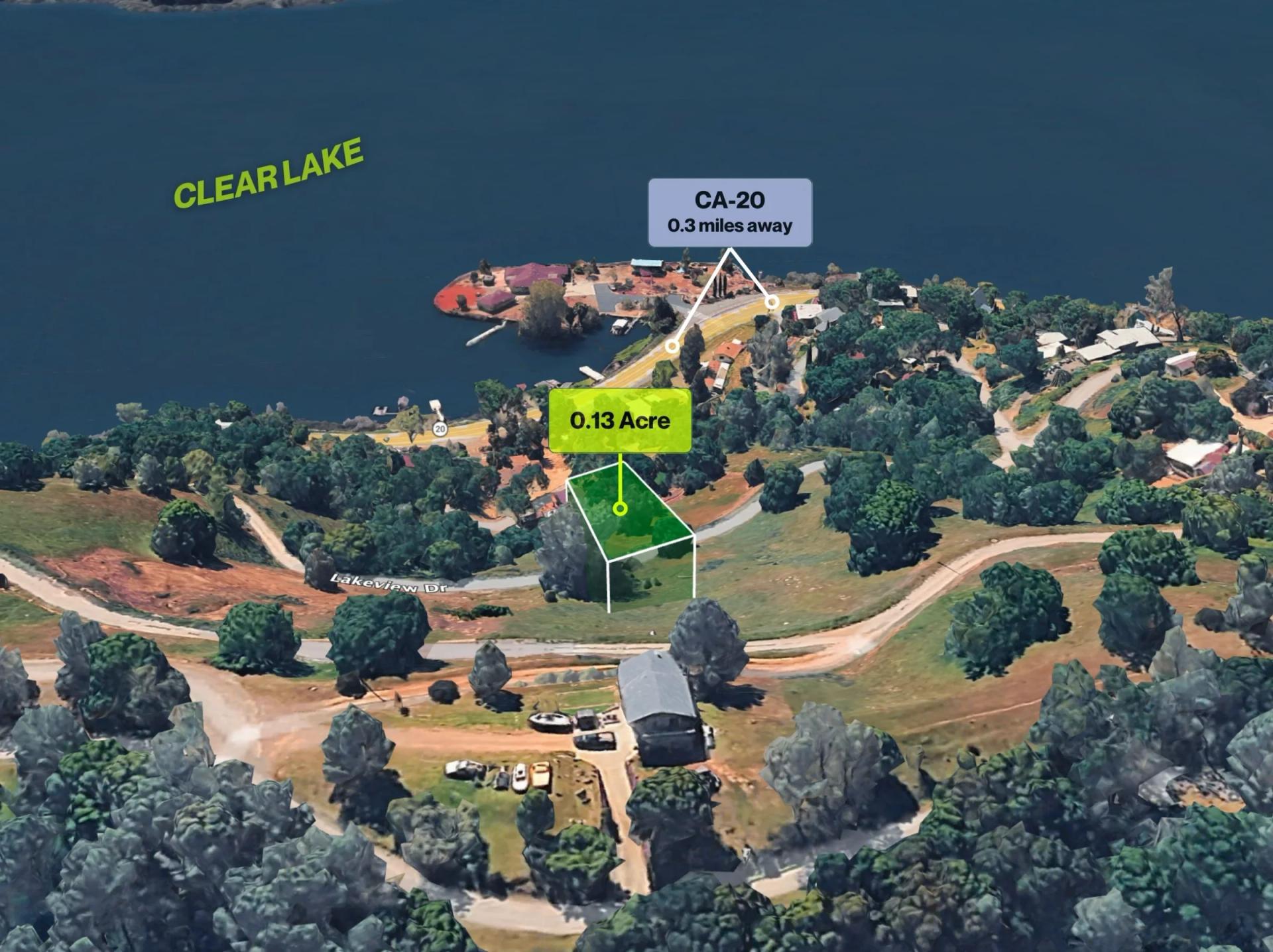 0.13-Acre Hillside Lot with Clear Lake Views – Clearlake Oaks Listed under market - Image 3