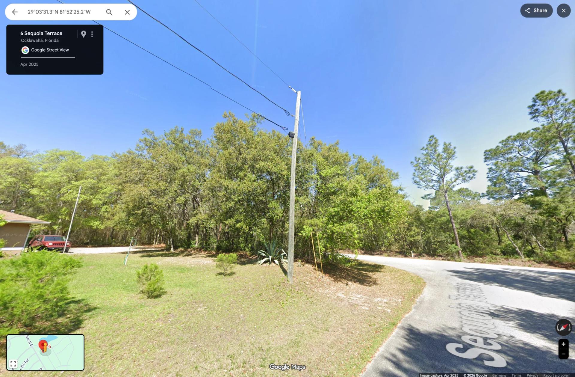 Set Back yet well-connected ¼ ac Lot close to the Ocklawaha River - Image 2