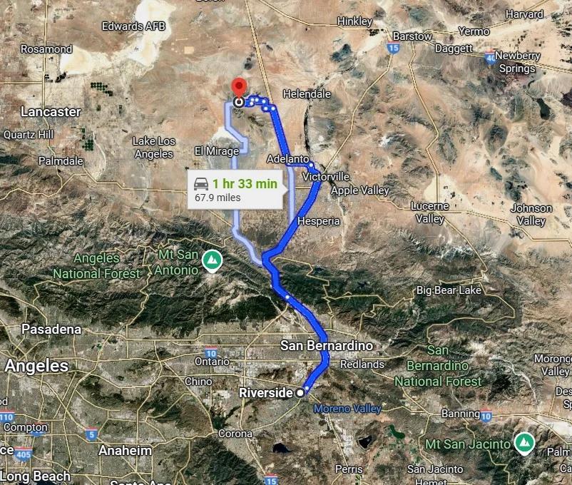 Decorative background for Panoramic Mountain Views + Power — 4.76 Acres in Adelanto, CA image 15