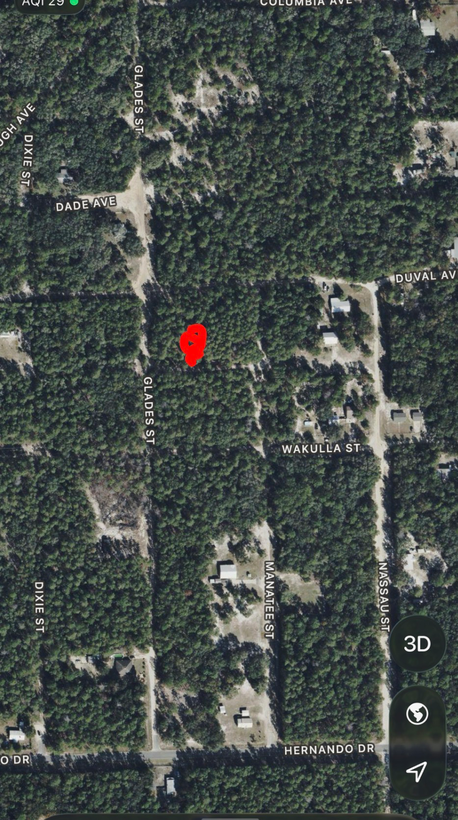 Buildable lot in Putnam County, FL