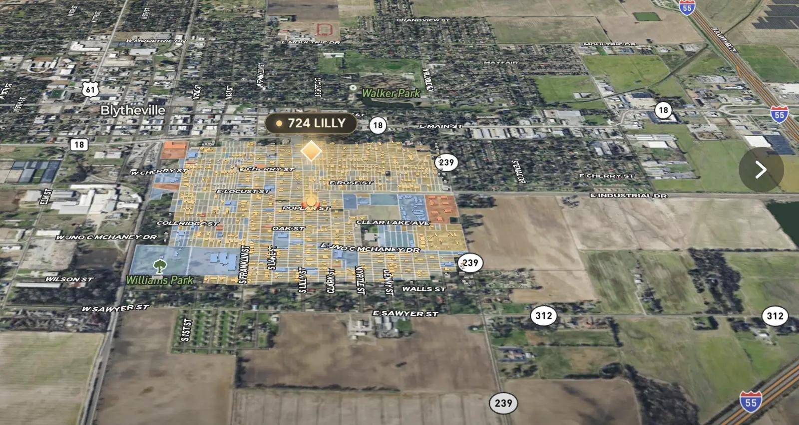 Decorative background for 724 S Lilly Street Corner | 0.32 Acre | Two Platted Lots image 5