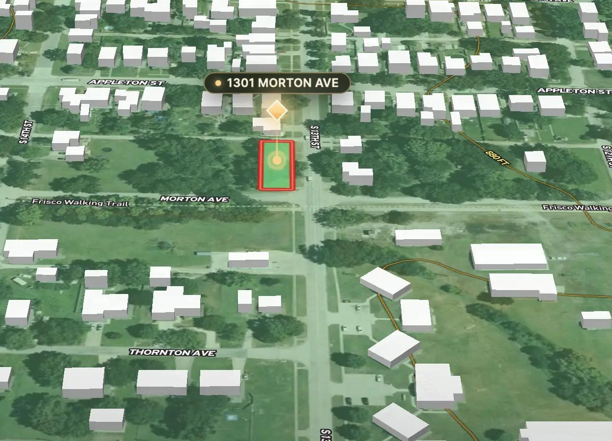 1301 Morton Avenue Parsons Homesite | 0.17 Acre | R-1 Corner Lot - Main image