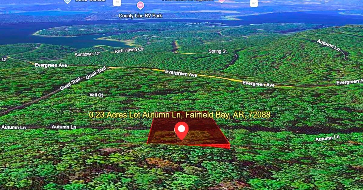 Decorative background for 0.23 Acres Mountain and Lake View for Sale Fairfield Bay, AR image 7
