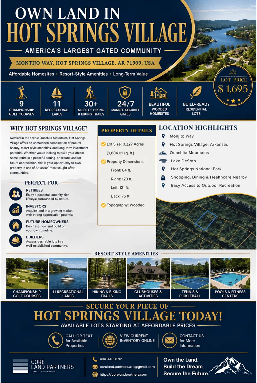Decorative background for MONTIJO WAY, HOT SPRINGS VILLAGE, AR 71909 image 6