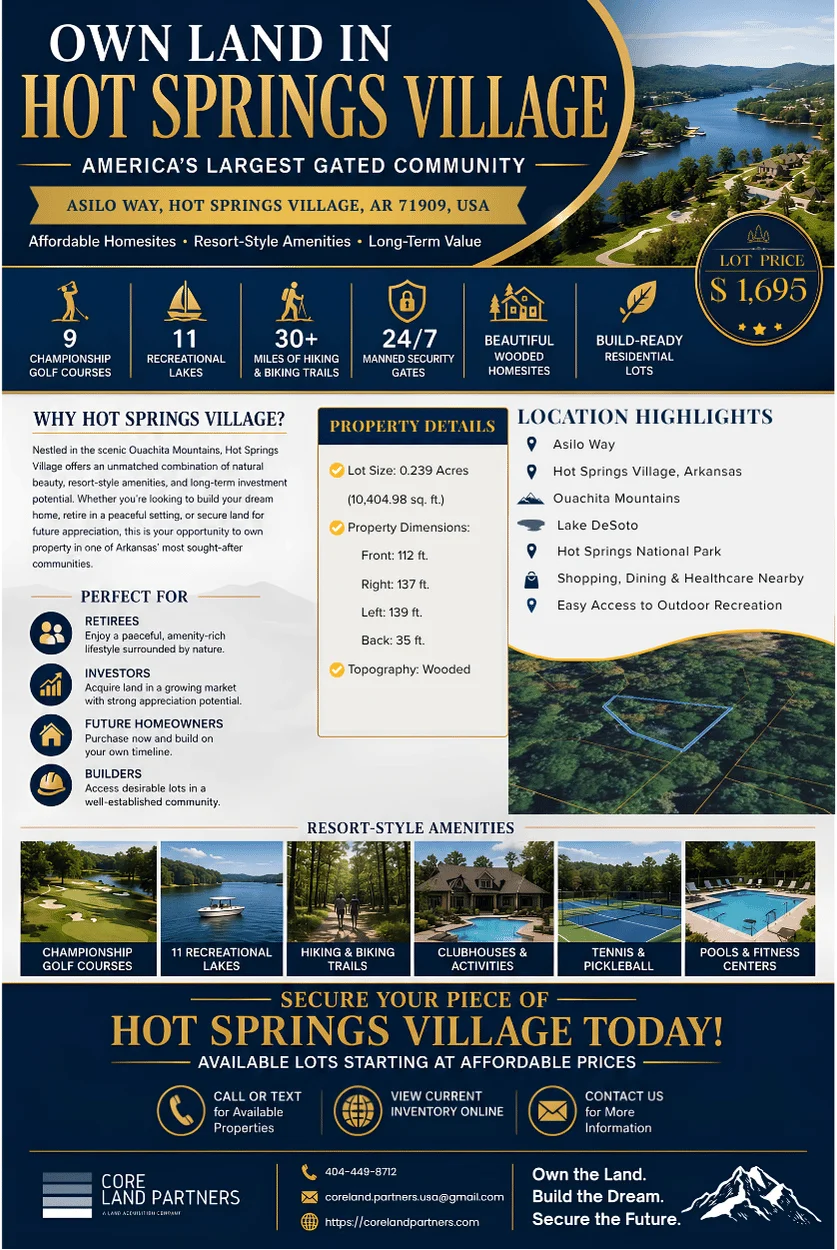 Decorative background for ASILO WAY, HOT SPRINGS VILLAGE, AR 71909 image 6