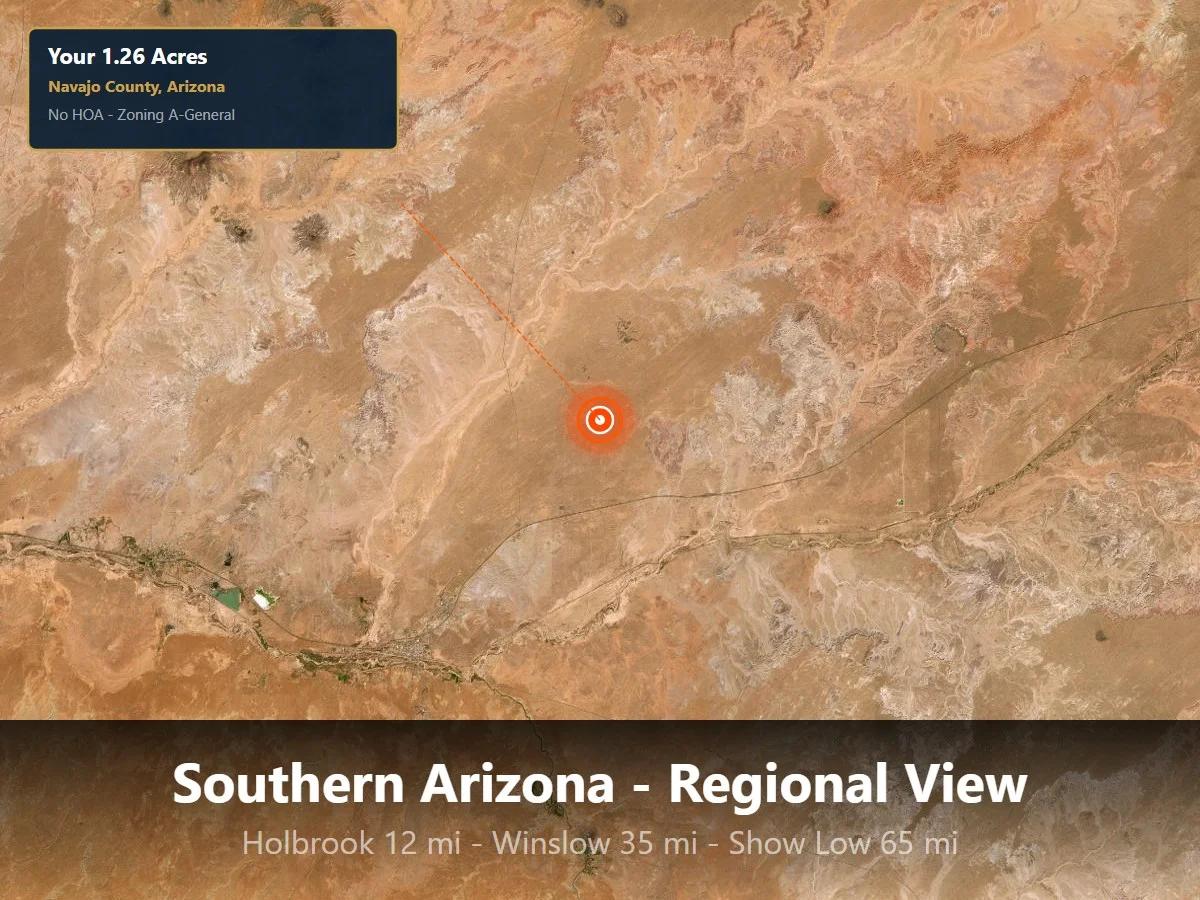 1.25 Acres of Arizona Land – Peaceful Desert Property in Navajo County - Image 4