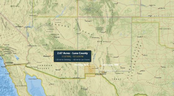 2.67 Acres in Luna County NM | Near Florida Mountains | Owner Financing in Luna County, NM
