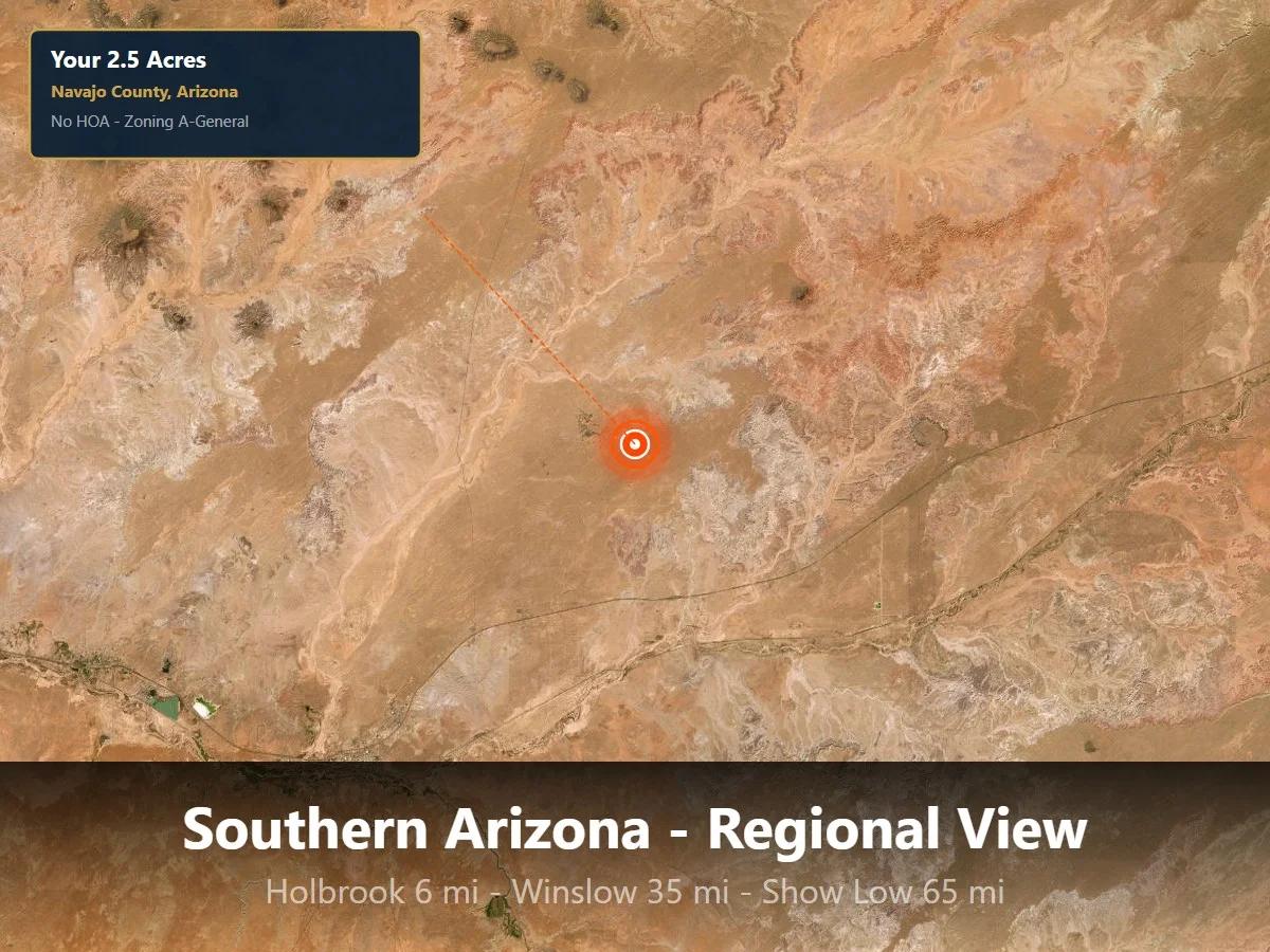Spacious Navajo County 2.5 acres Land Near Holbrook – Ideal for RV, Cabin, or Retreat - Image 4