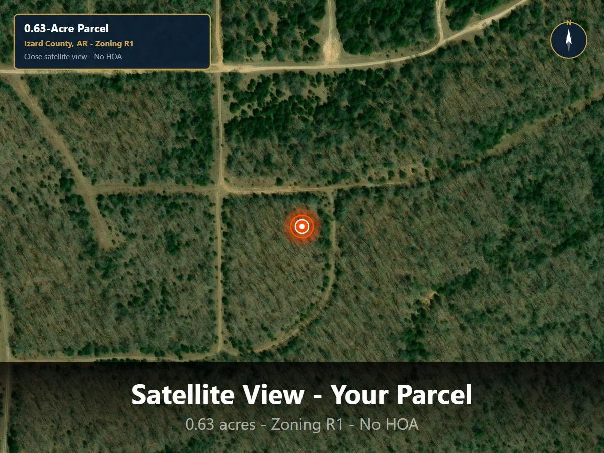 Decorative background for Own 0.63 Acres in Horseshoe Bend, Arkansas | Two Adjacent Lots | Owner Financing Available image 5