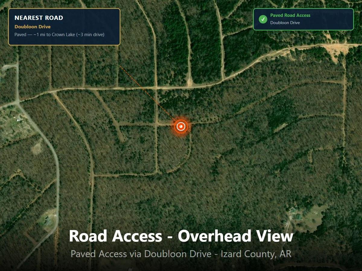 Decorative background for Own 0.63 Acres in Horseshoe Bend, Arkansas | Two Adjacent Lots | Owner Financing Available image 9