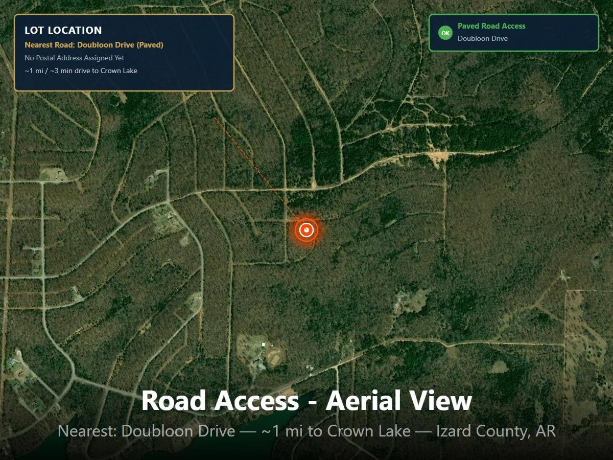 Decorative background for Own 0.63 Acres in Horseshoe Bend, Arkansas | Two Adjacent Lots | Owner Financing Available image 11